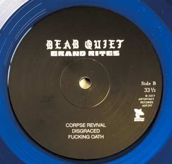 2LP Dead Quiet: Grand Rites CLR