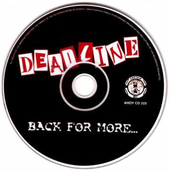 CD Deadline: Back For More...