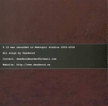 CD Deadwood: 8 19