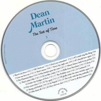 5CD Dean Martin: The Test Of Time - The Complete Singles 1949 - 1961 DIGI