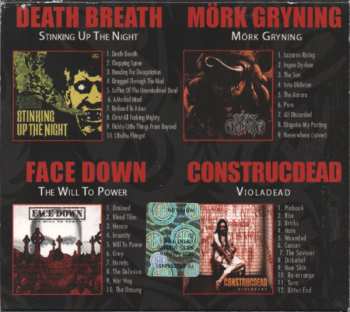 4CD/DVD/Set di cofanetti Mörk Gryning: 4 CD Death-Thrash Box