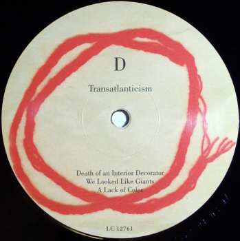 2LP Death Cab For Cutie: Transatlanticism