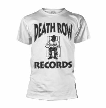 Merch Death Row Records: Maglietta Logo Death Row Records (white)