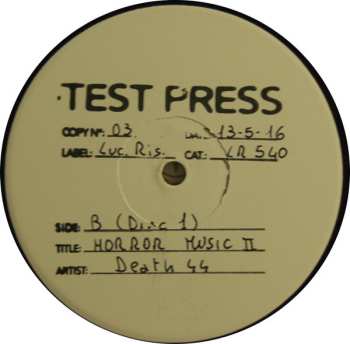 2LP/2CD Death SS: Horror Music Vol. II- Singles, Outtakes & Rare Tracks - 1997/2007