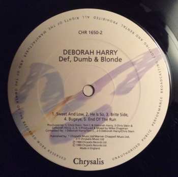 LP Deborah Harry: Def, Dumb & Blonde