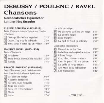 CD Claude Debussy: Chansons