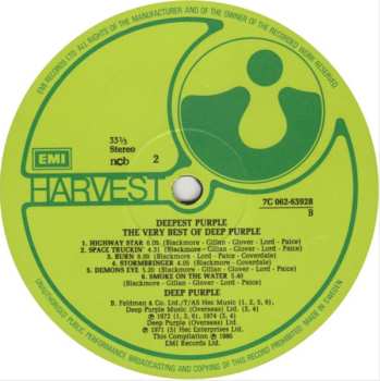 LP Deep Purple: Deepest Purple (The Very Best Of Deep Purple)