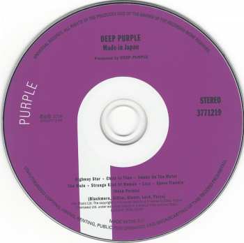 CD Deep Purple: Made In Japan