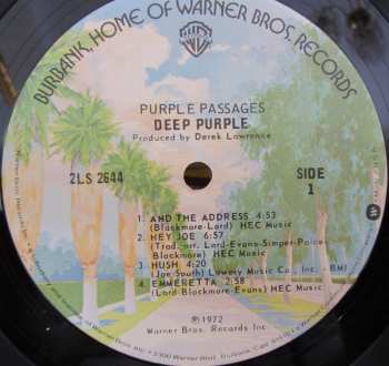 2LP Deep Purple: Purple Passages