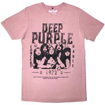 Merch Deep Purple: Stone Wash Maglietta 1972 Concert