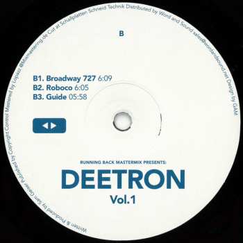 2LP Deetron: Running Back Mastermix: Deetron Vol. 1