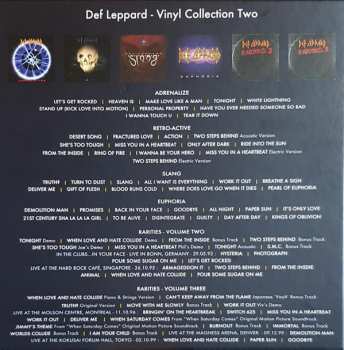 10LP/Set di cofanetti Def Leppard: Vinyl Collection Volume Two LTD