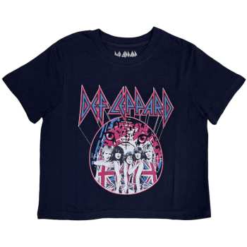 Merch Def Leppard: Donne Crop Top Pyro Tour