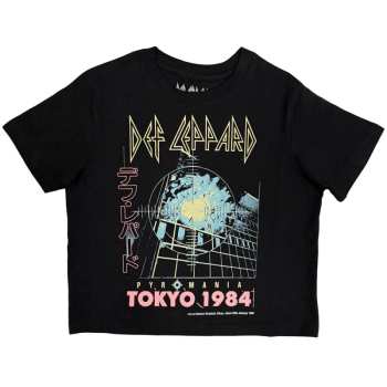 Merch Def Leppard: Donne Crop Top Tokyo