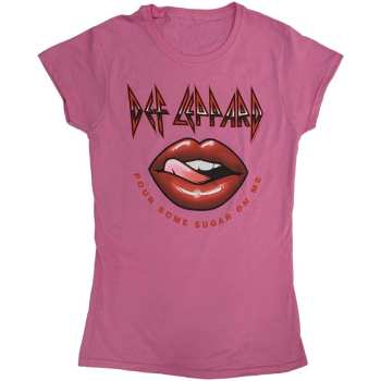 Merch Def Leppard: Donne Maglietta Pour Some Sugar On Me Lips Tour 2019
