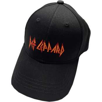 Merch Def Leppard: Berretto con visiera Text Logo Def Leppard