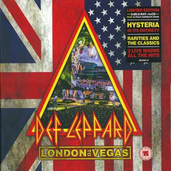 4CD/Set di cofanetti/2Blu-ray Def Leppard: London To Vegas DLX | LTD