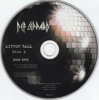 2CD/DVD Def Leppard: Mirror Ball - Live & More