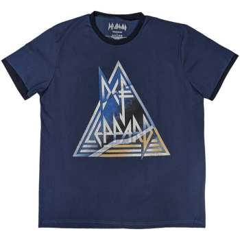 Merch Def Leppard: Ringer Maglietta Triangle Logo Def Leppard