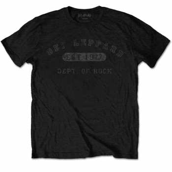 Merce Def Leppard: Tričko Collegiate Logo Def Leppard  S
