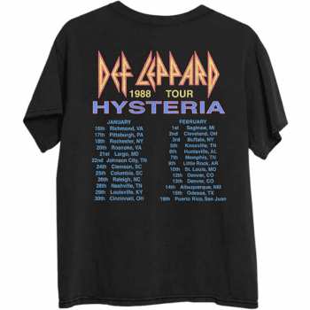 Merce Def Leppard: Tričko Hysteria '88 S
