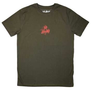 Merce Def Leppard: Def Leppard Unisex T-shirt: Mini Target Logo (small) S