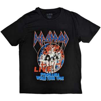Merch Def Leppard: Maglietta Pyro World Tour