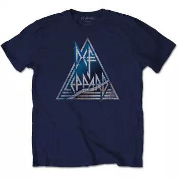 Maglietta Triangle Logo Def Leppard