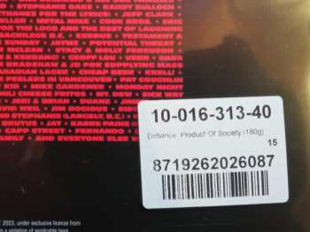 LP Defiance: Product Of Society LTD | NUM | CLR