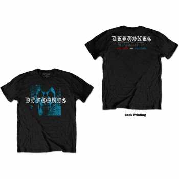Merce Deftones: Tričko Static Skull  S