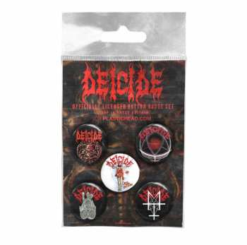 Merce Deicide: Sada Placek Deicide Button Badge Set