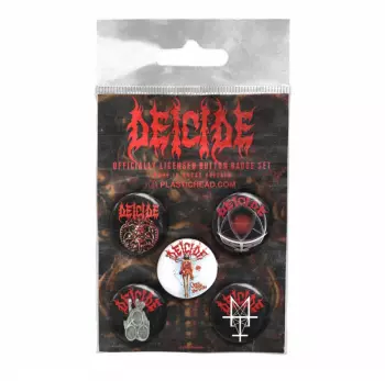 Set Spillette Deicide Button Badge Set