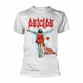 Merch Deicide: Maglietta Once Upon The Cross (white)