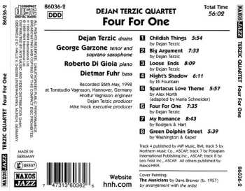 CD Dejan Terzic Quartet: Four For One