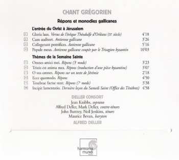 CD Deller Consort: Chant Grégorien: Répons Et Monodies Gallicanes
