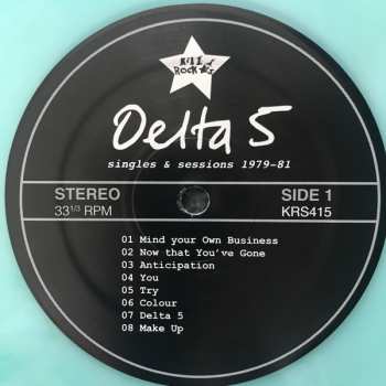 LP Delta 5: Singles & Sessions 1979 - 81 CLR | LTD