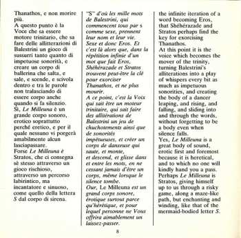 LP Demetrio Stratos: Le Milleuna