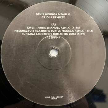 LP Denis Mpunga: Criola Remixed