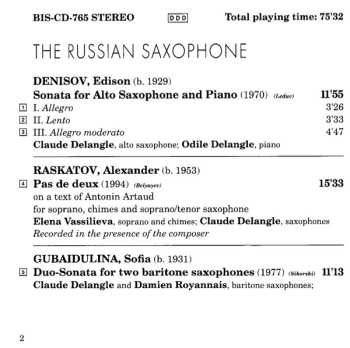 CD Various: The Russian Saxophone