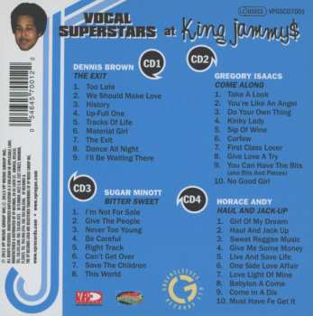 4CD/Set di cofanetti Gregory Isaacs: Vocal Superstars At King Jammys