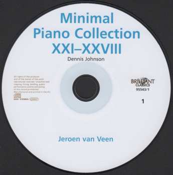 8CD/Set di cofanetti Terry Riley: Minimal Piano Collection Volume XXI-XXVIII
