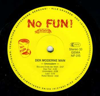 LP Der Moderne Man: Unmodern LTD | CLR
