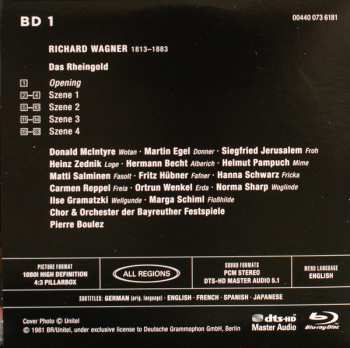 Set di cofanetti/5Blu-ray Richard Wagner: Der Ring Des Nibelungen