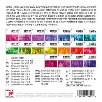 18CD/Set di cofanetti Derek Solomons: The Symphonies of Haydn