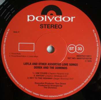 2LP Derek & The Dominos: Layla And Other Assorted Love Songs