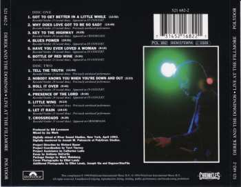 2CD Derek & The Dominos: Live At The Fillmore