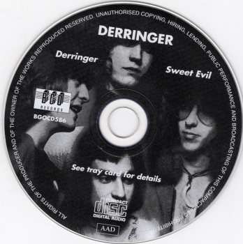 CD Derringer: Derringer / Sweet Evil