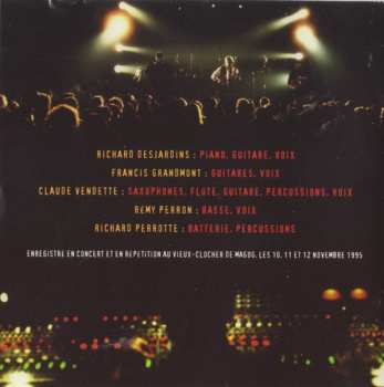 CD Richard Desjardins: Live