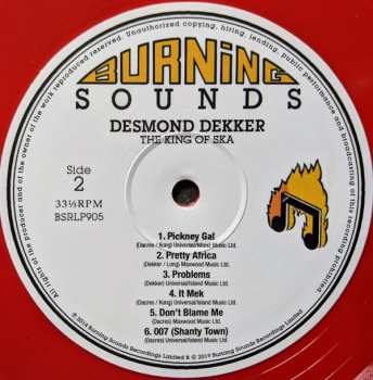 LP Desmond Dekker: The King Of Ska CLR