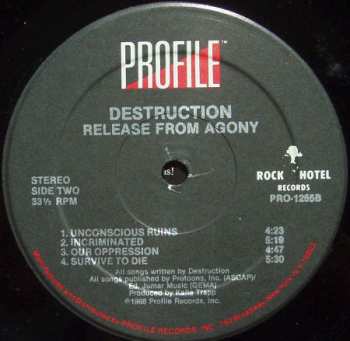 LP Destruction: Release From Agony
